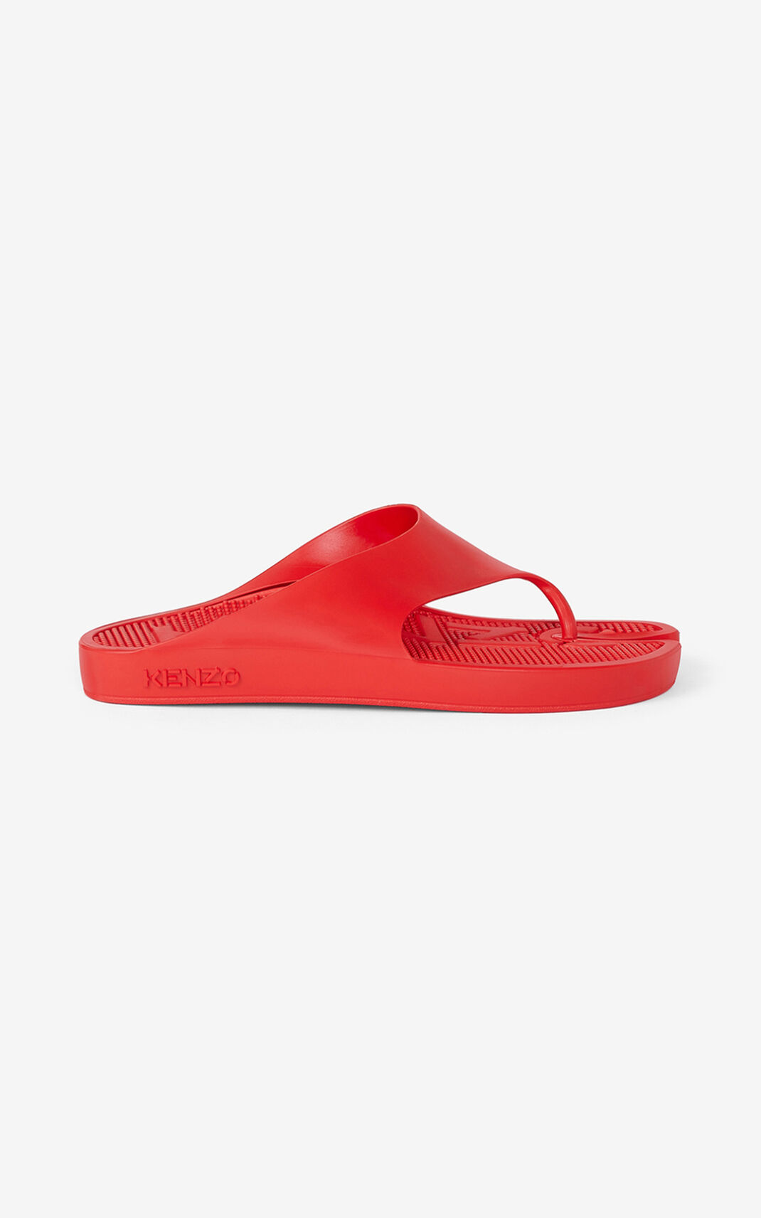 Mules Kenzo K BEACH Femme Rouge | WUTR-23980